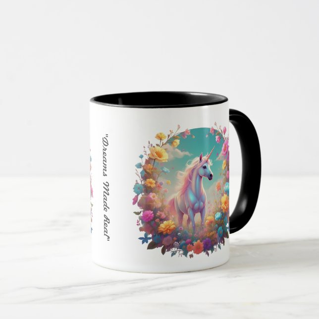 "Graceful Bloom Harmony" Tasse (VorderseiteRechts)