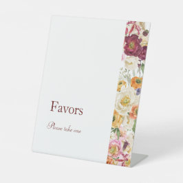 GRACEFUL Blooms Lieblingsunterschrift Sockelschild