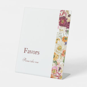 GRACEFUL Blooms Lieblingsunterschrift Sockelschild