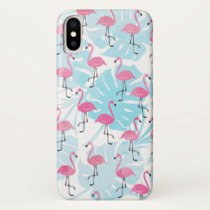 Graceful Flamingos und Monstera Blätter Case-Mate iPhone Hülle
