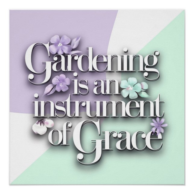 Graceful Garden Themed Poster (Vorderseite)