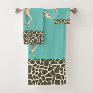 Graceful Giraffe Badhandtuch Set