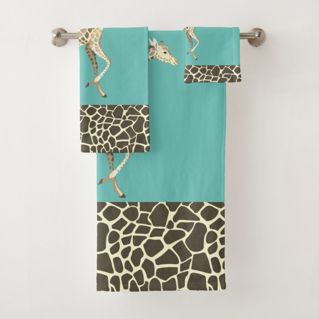 Graceful Giraffe Badhandtuch Set (Insitu)