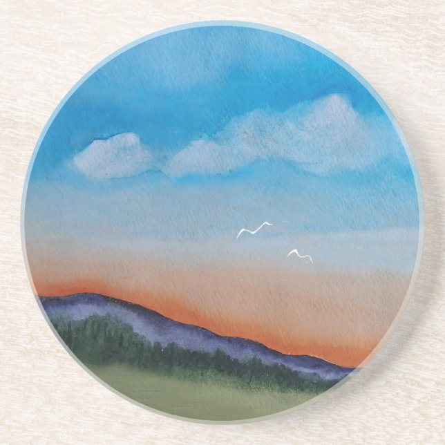 Graceful Gloing Hills Getränkeuntersetzer (Vorne)