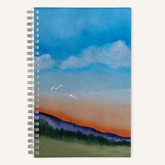 Graceful Gloing Hills Notizbuch