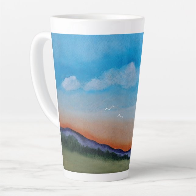 Graceful Glows Sunset Hills Milchtasse (Linke Ecke)