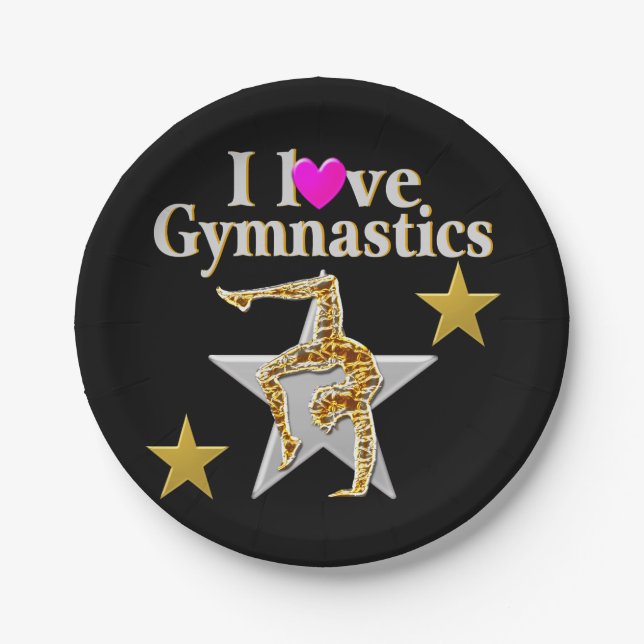 GRACEFUL GYMNAST GIRL PAPPTELLER (Vorderseite)