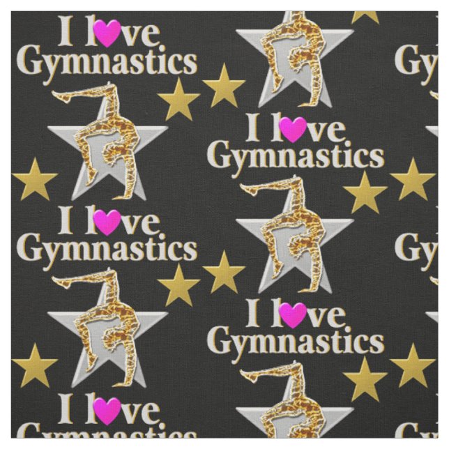 GRACEFUL GYMNAST GIRL STOFF (Muster)