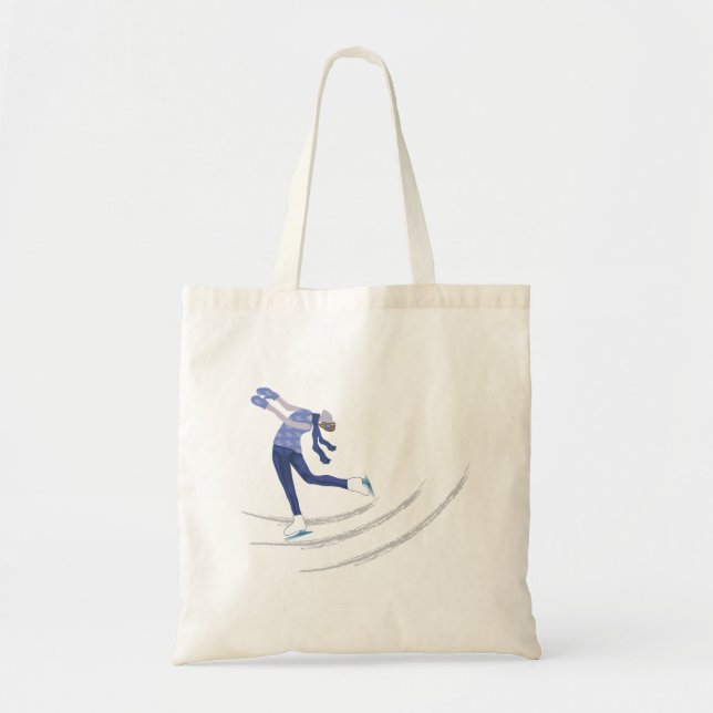 Graceful Ice Skater Tragetasche (Vorne)