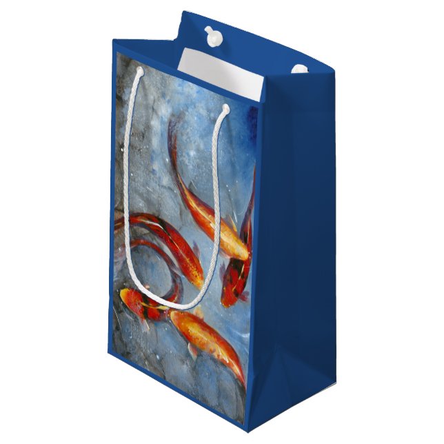 Graceful Koi I Kleine Geschenktüte (Vorderseite Schrägansicht)