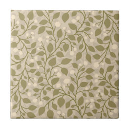 Graceful Leaf Cascade Foliage Muster Blätter Fliese