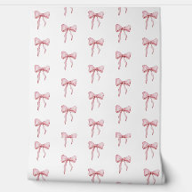 Graceful Pink Ribbon Pattern