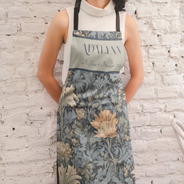 Graceful Retro Blume Altersvorsorge Geschenke für  Schürze (Graceful Retro Flowers Retirement Gifts for Mom)
