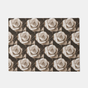 Graceful Rose Fußmatte