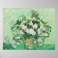 Graceful Rose in einer Vase von Vincent van Gogh