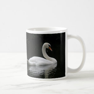 Graceful White Swan Tasse
