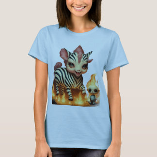 "Graceful Zebras: Familiensprint durch den Savann T-Shirt
