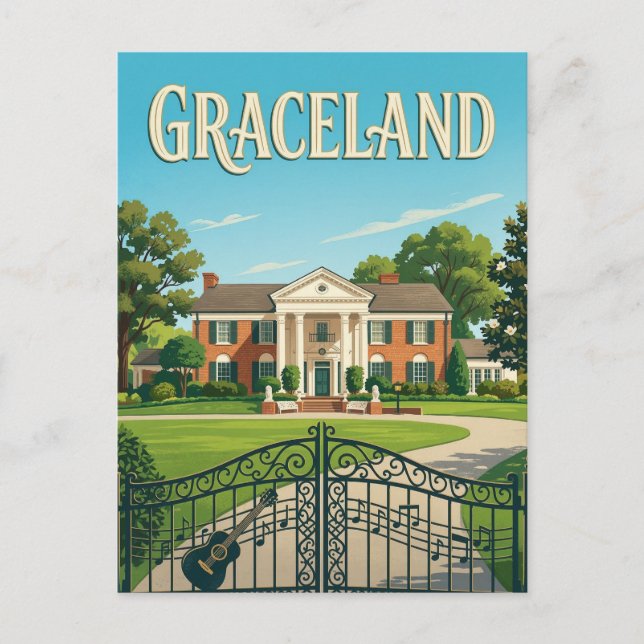 Graceland Postkarte (Vorderseite)