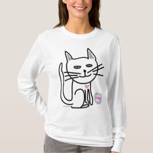 Graceys Valentinsgruß-glückliches Katzencopyrigh T-Shirt