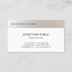 Gracful Minimalistisch Modern Beruflich Simple Visitenkarte