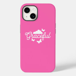 Gracful - rosa Telefonzelle Case-Mate iPhone 14 Hülle