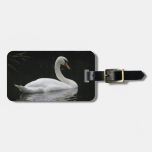 Gracful White Swan Custom Luggage Tag Gepäckanhänger