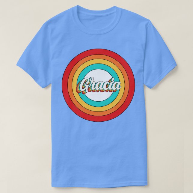 Gracia Name Shirt Vintag Gracia Circle (Design vorne)