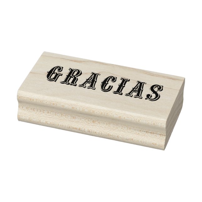Gracias-Holz-Briefmarke Gummistempel (Stempel)