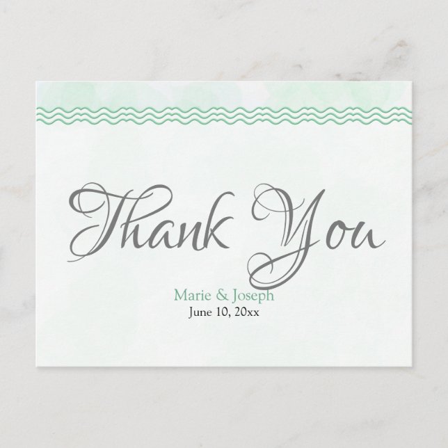 Gracias la post - Natural Feiertagspostkarte (Vorderseite)