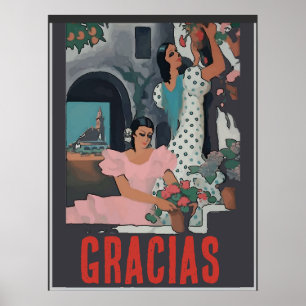 GRACIAS, Text hinzufügen Poster
