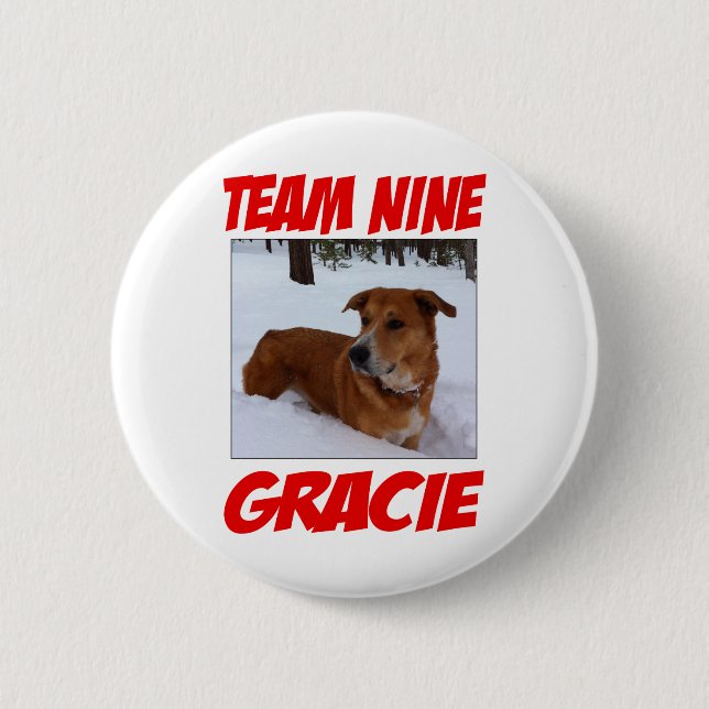 Gracie 2 Knopf Button (Vorderseite)