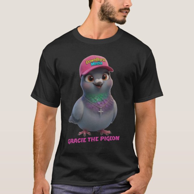Gracie die Taube T-Shirt (Vorderseite)