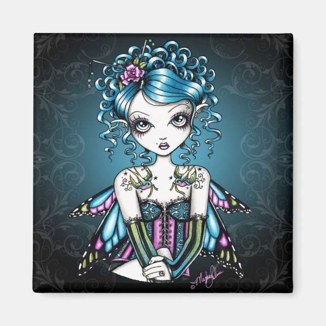 Gracie Gothic Couture Fairy Magnet (Vorne)