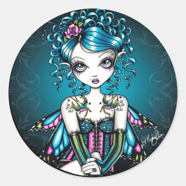 Gracie Gothic Couture Fairy Stickers (Vorderseite)