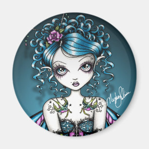 Gracie Gothic Couture Swallow Tattoo Fairy Magnet
