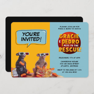 Gracie & Pedro Watch Party Einladung