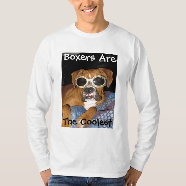 GracieDoggles 006, Boxer sind, das coolste T-Shirt (Vorderseite)