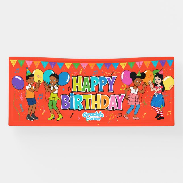 Gracie's Corner Birthday Banner (groß) (Horizontal)