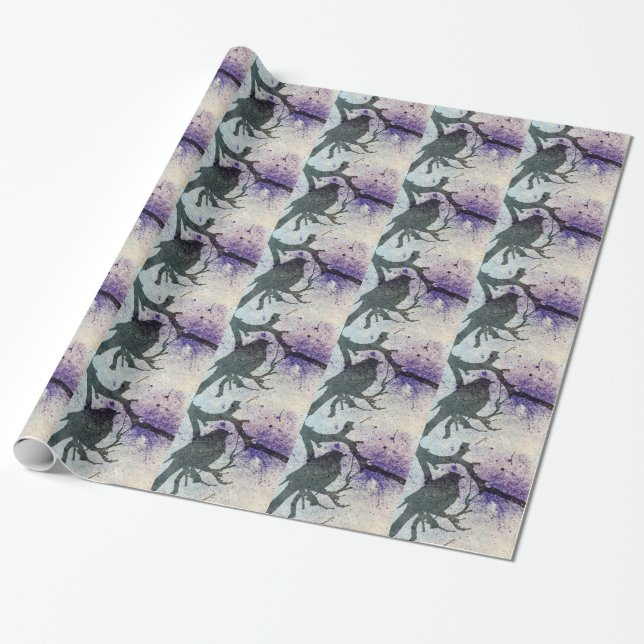 Grackle Grunge Geschenkpapier (Ungerollt)