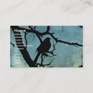 Grackle Grunge Visitenkarte