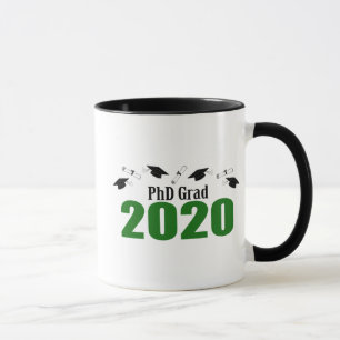 Grad 2020 Karten und Diplome (grün) Tasse