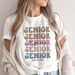 Grad 2023 Senior Class Trendy Stacks Individuelle T-Shirt