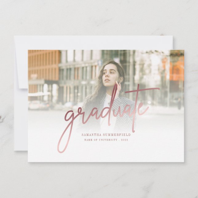 Grad 2025 Foto Abschluss Ankündigung (Vorderseite)