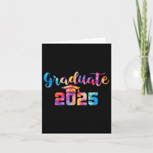 Grad 2025 Gefärbte Krawatte Abschluss 2025 Cl 2025 Karte