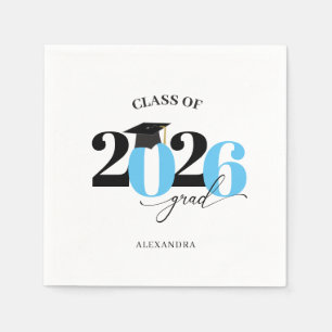 Grad 2025 Moderne Typografie Serviette