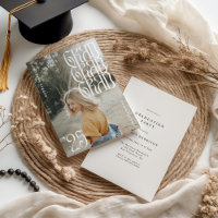 Grad '25 Wavy Typografy Abschluss