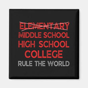 Grad Abschluss Funny Elementary School Graduatio Magnet