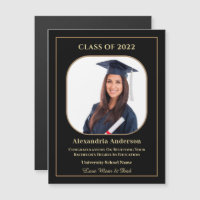 Grad Abschluss Graduate Foto Custom Magnet