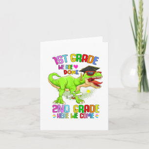 Grad Abschluss T-rex letzter Tag der Schule 1. Gra Karte