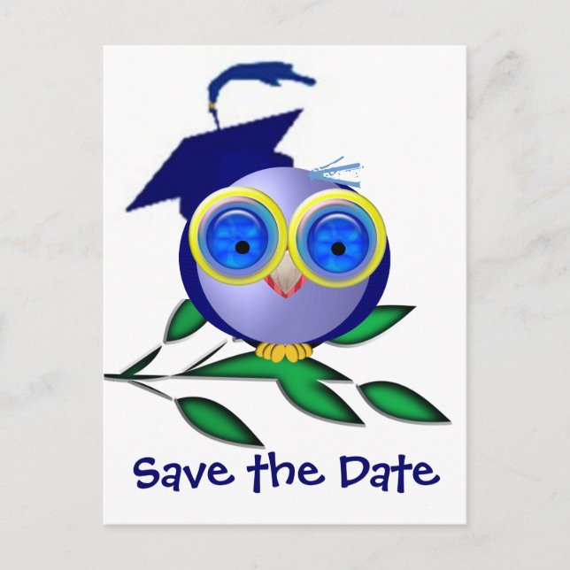 Grad-Ankündigung Ankündigungspostkarte (Vorderseite)